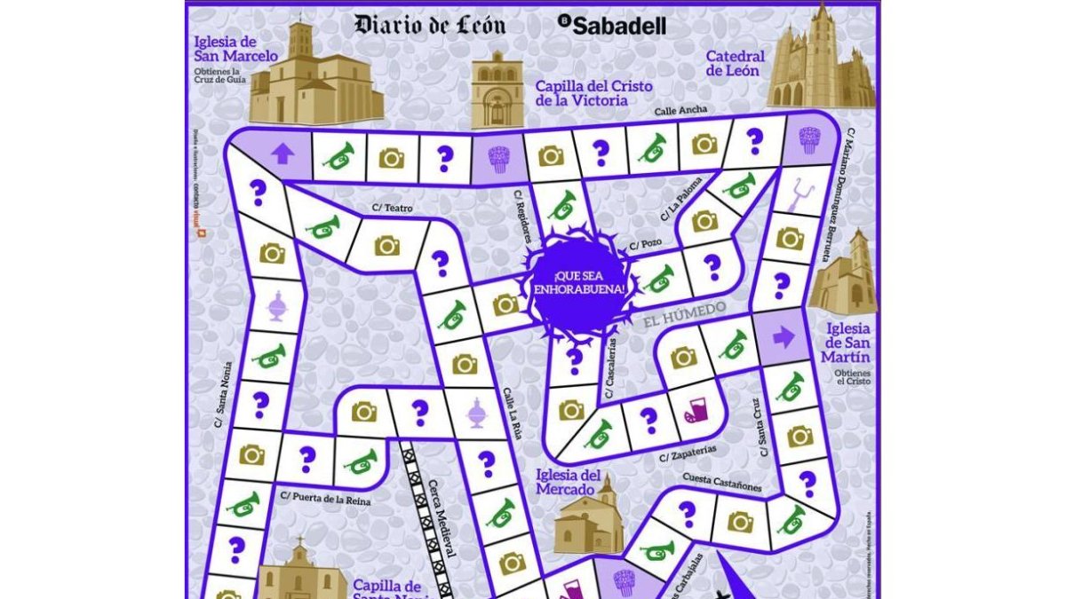 Tablero de juego de 'El Papón'.