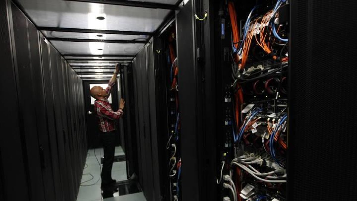 El SUpercomputador, instalado en el Campus de la Universidad de León.