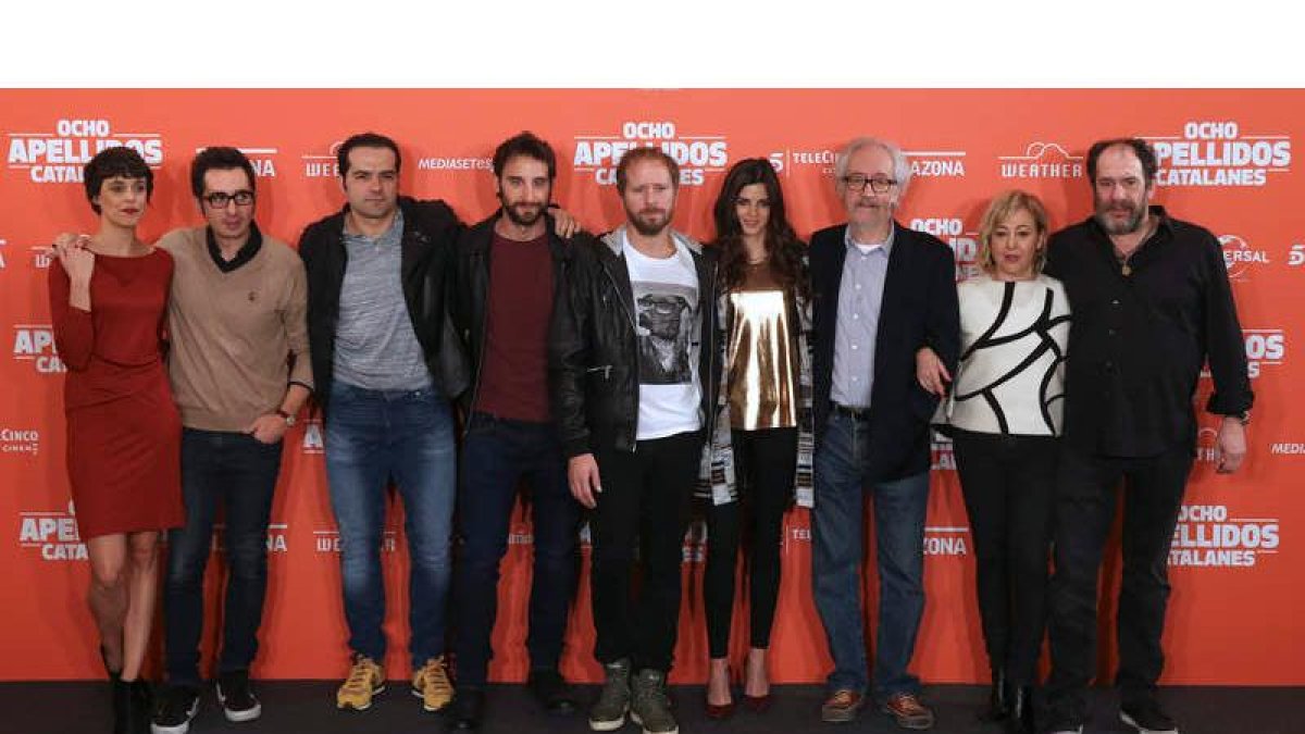 Belén Cuesta, Berto Romero, Alfonso Sánchez, Dani Rovira, Alberto López, Clara Lago, Martínez Lázaro, Machi y Elejalde
