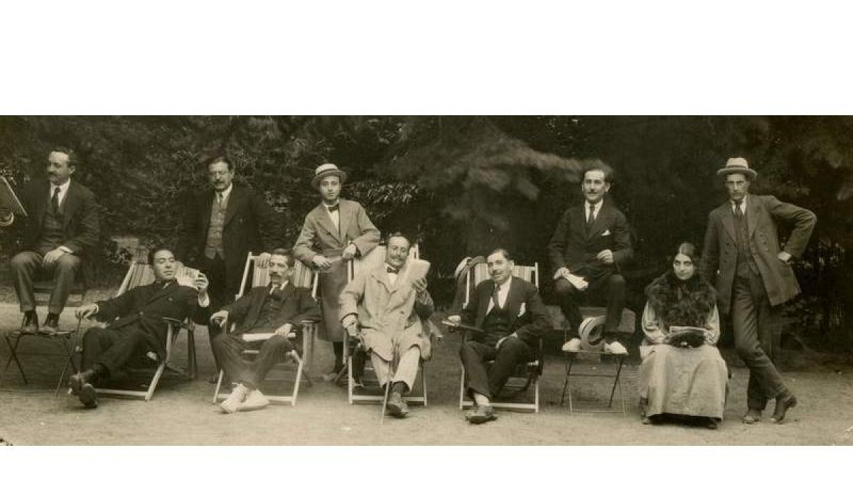 Huéspedes del hotel. G. F. CASTAÑÓN