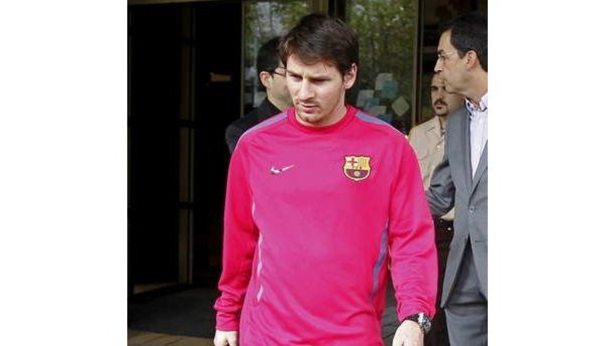 Lionel Messi ha comenzado ya su proceso de recuperación.