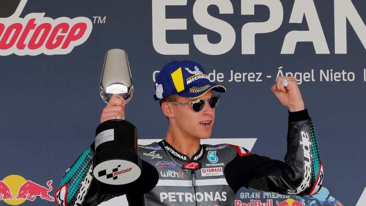 Quartararo fue el más rápido en el GP de España. R. RÍOS