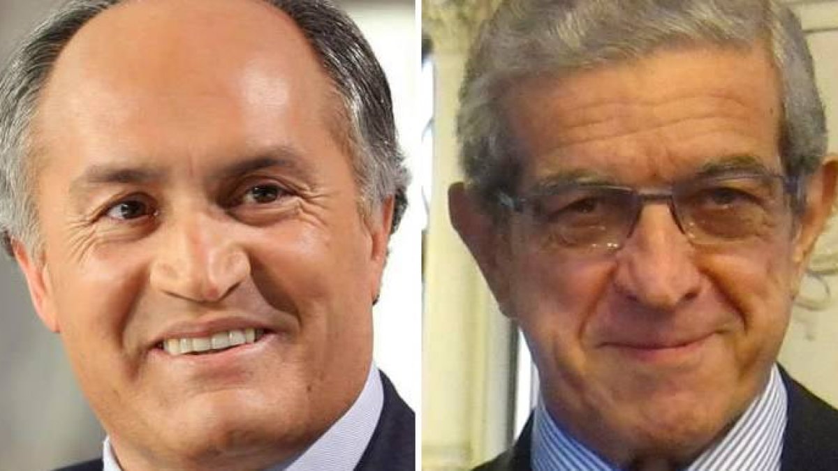 Evaristo del Canto y Braulio Medel.