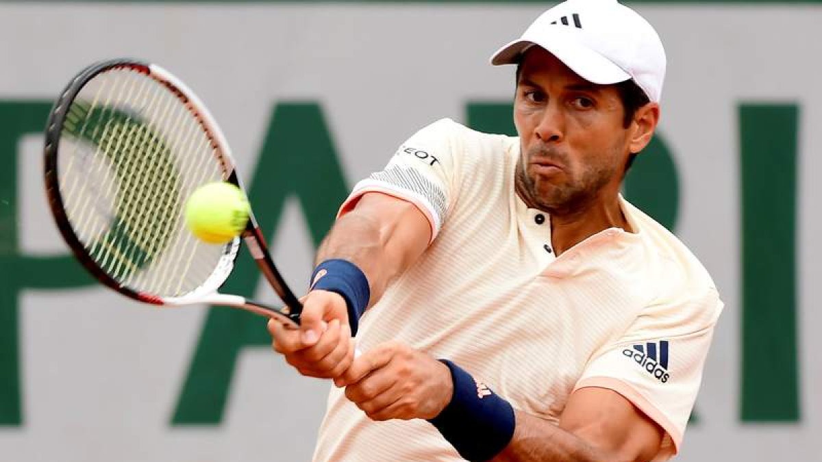 Fernando Verdasco eliminó al búlgaro Grigor Dimitrov en tres sets. CAROLINE BLUMBERG