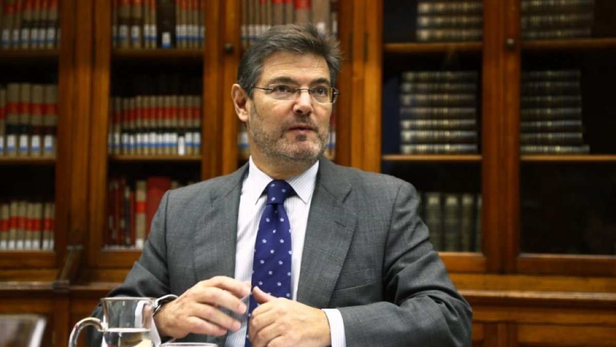 El ministro de Justicia, Rafael Catalá.