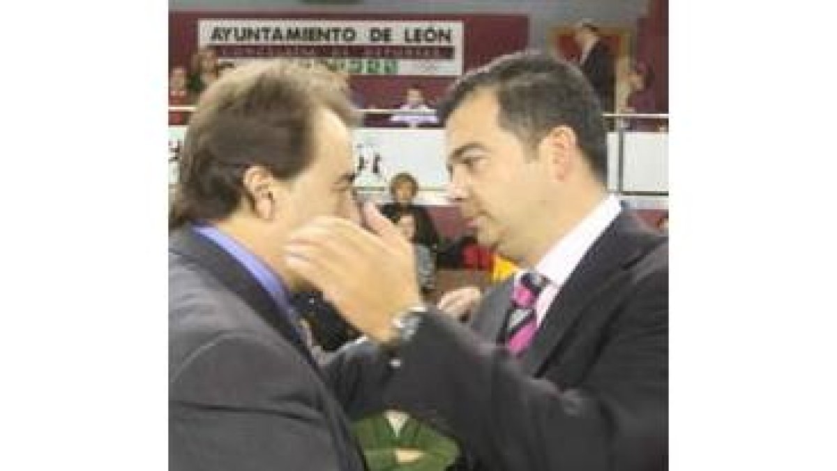 Aranzana y Javier de Grado, en una imagen de archivo.