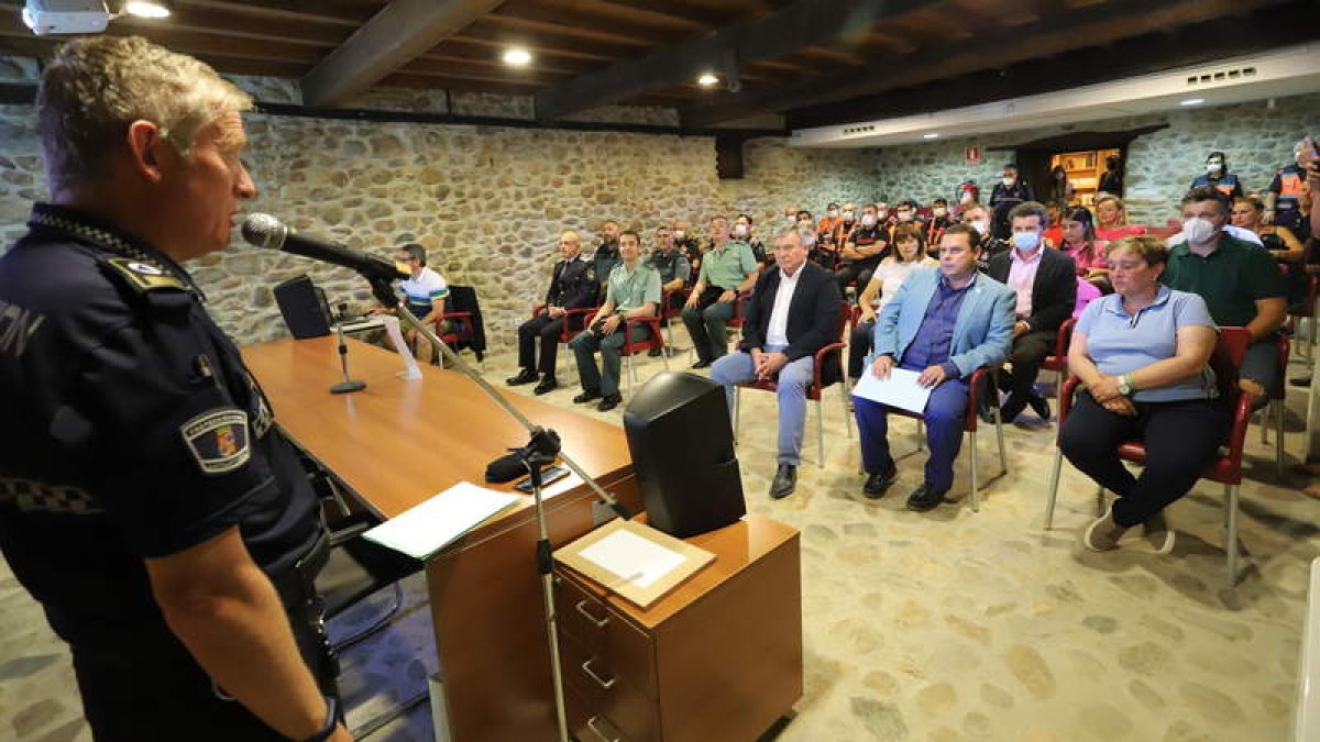 Acto de reconocimiento de ayer en Carracedelo. ANA F. BARREDO