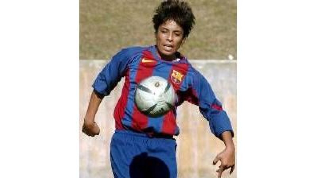 Marigol debutó este pasado domingo con el Barcelona