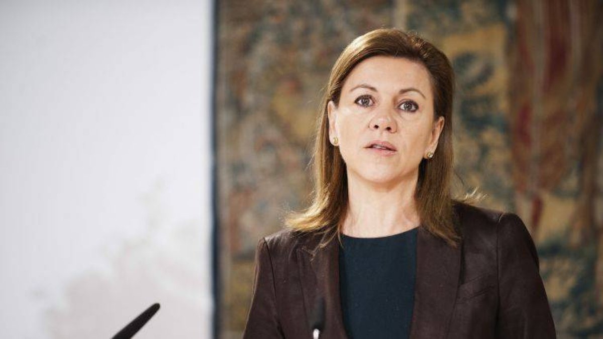 La secretaria general del PP, María Dolores de Cospedal, en una imagen reciente.
