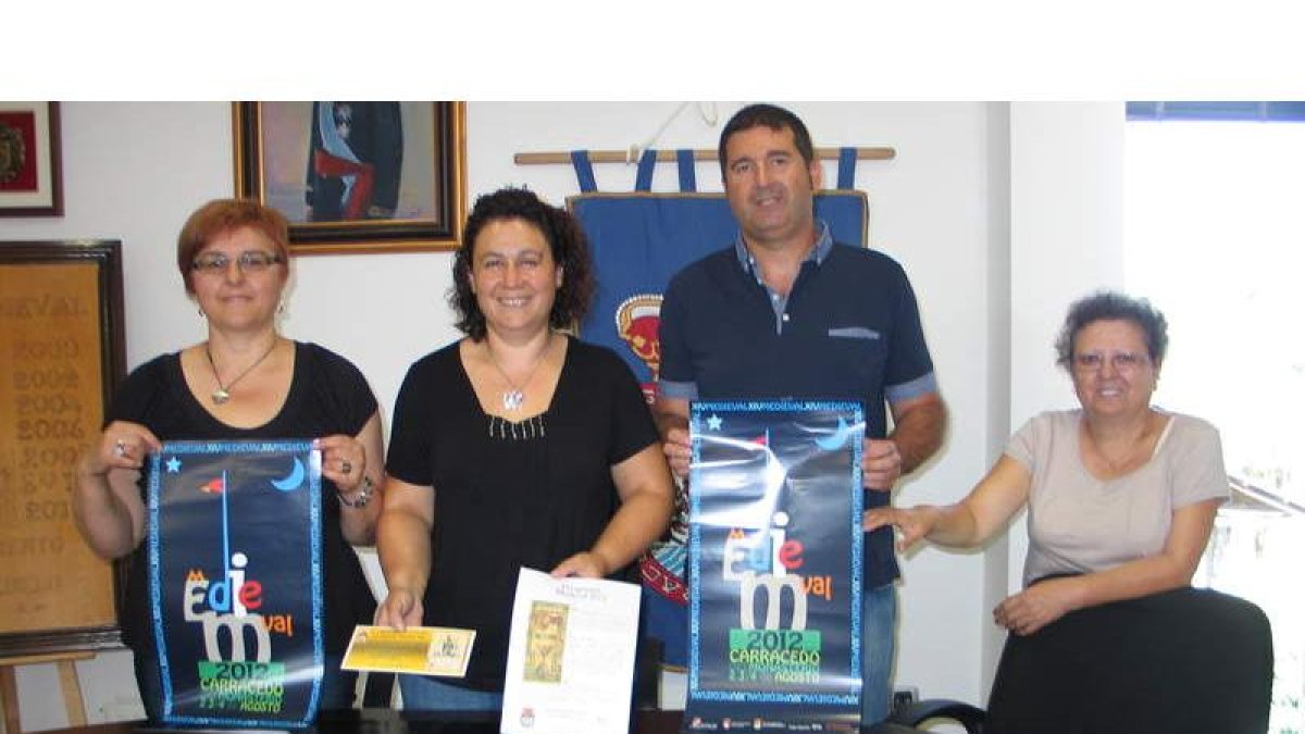 El Medieval 2012 fue presentado ayer en Carracedelo.