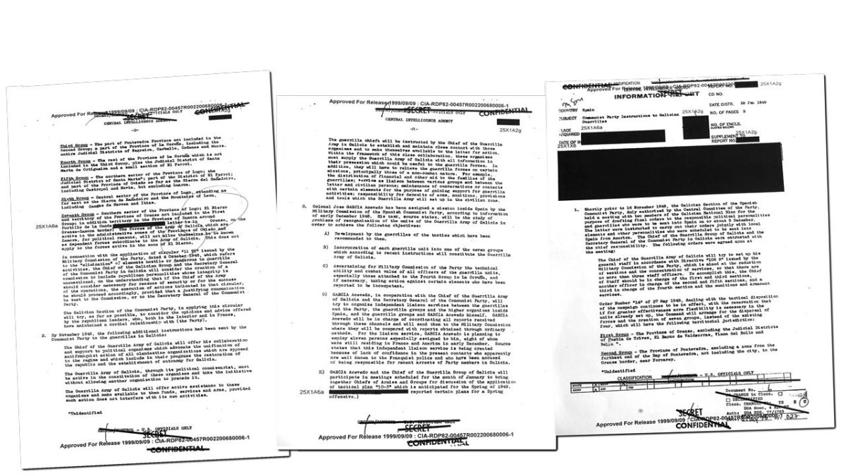Páginas del informe de la CIA. DL