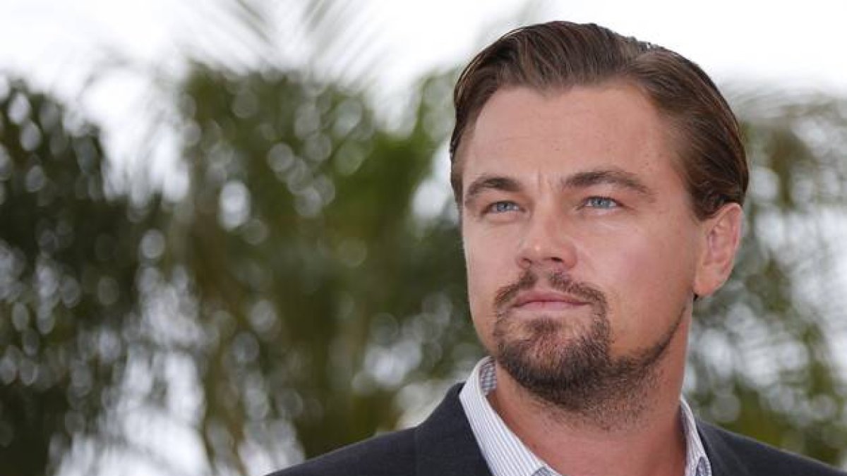Fotografía de archivo. Leonardo Di Caprio posa para los fotógrafos en el Festival de Cannes.