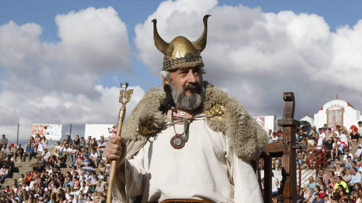 Integrante del equipo astur durante la yinkana. MARCIANO PÉREZ