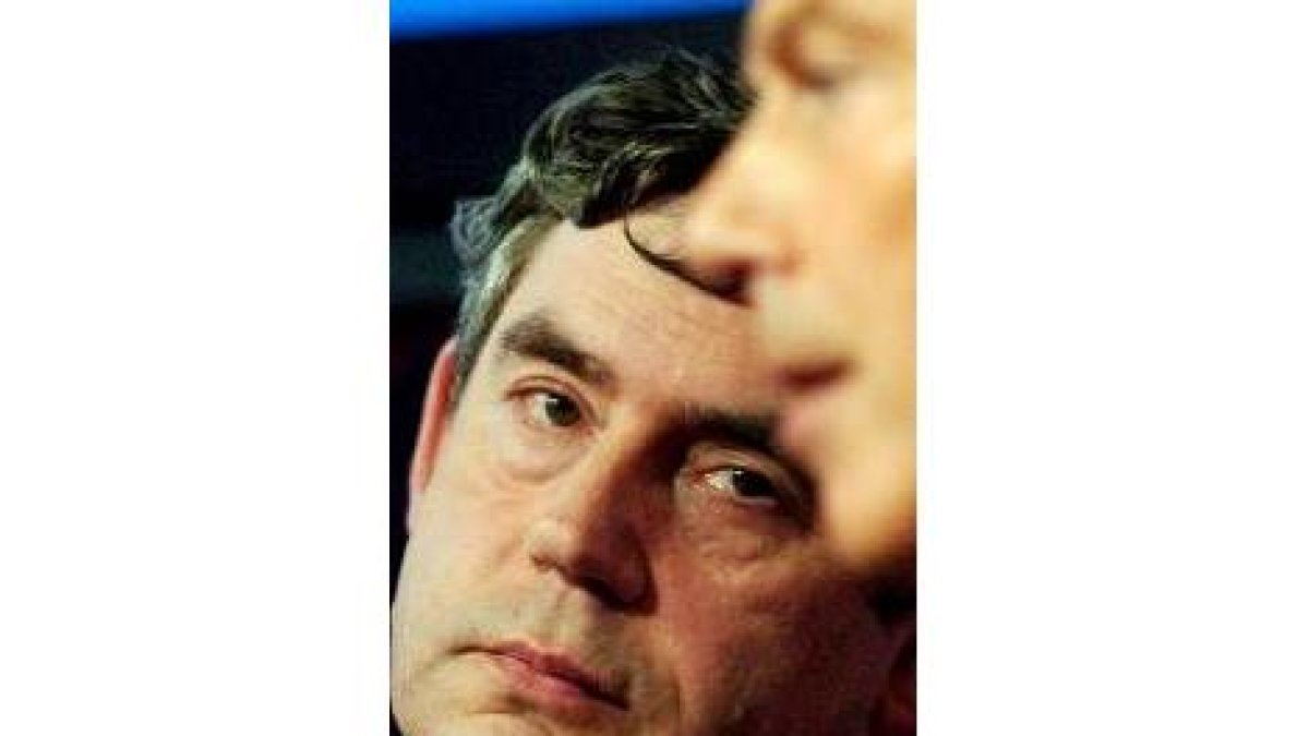 Gordon Brown, ministro de Economía de Tony Blair