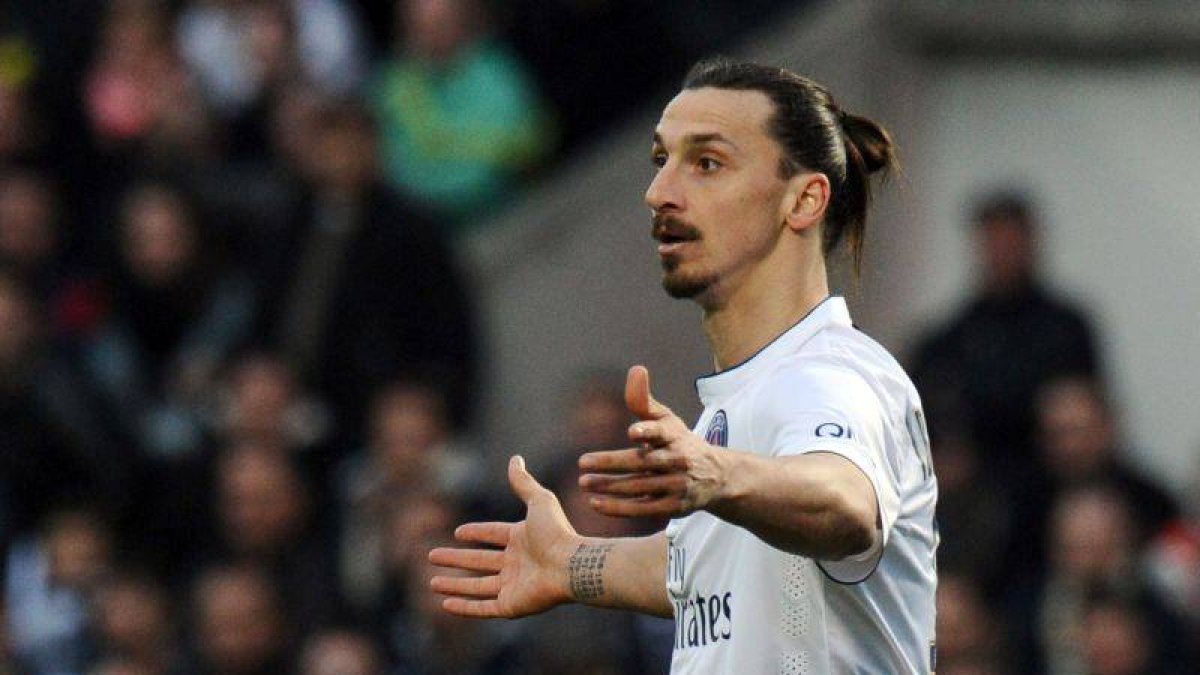 Zlatan Ibrahimovic, tras caer derrotado ante el Girondins de Burdeos.