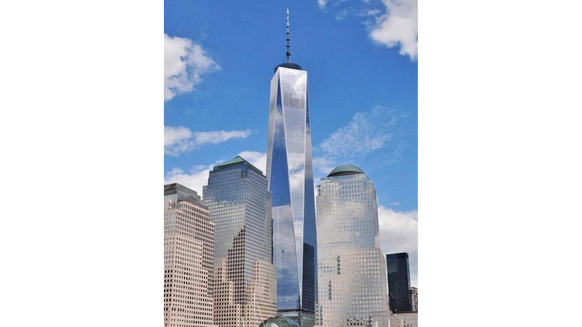 El One World Trade Center, edificado en la zona cero de Nueva York.