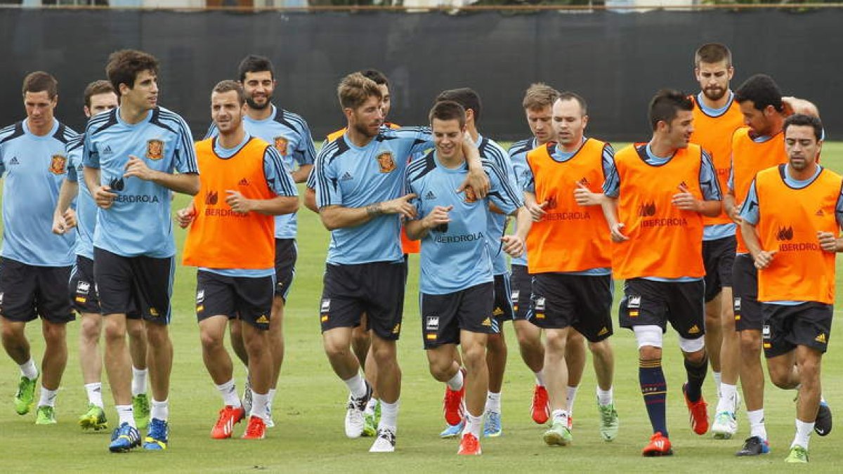 La selección adelantó su entrenamiento a la mañana para poder ver en directo la final de la NBA.
