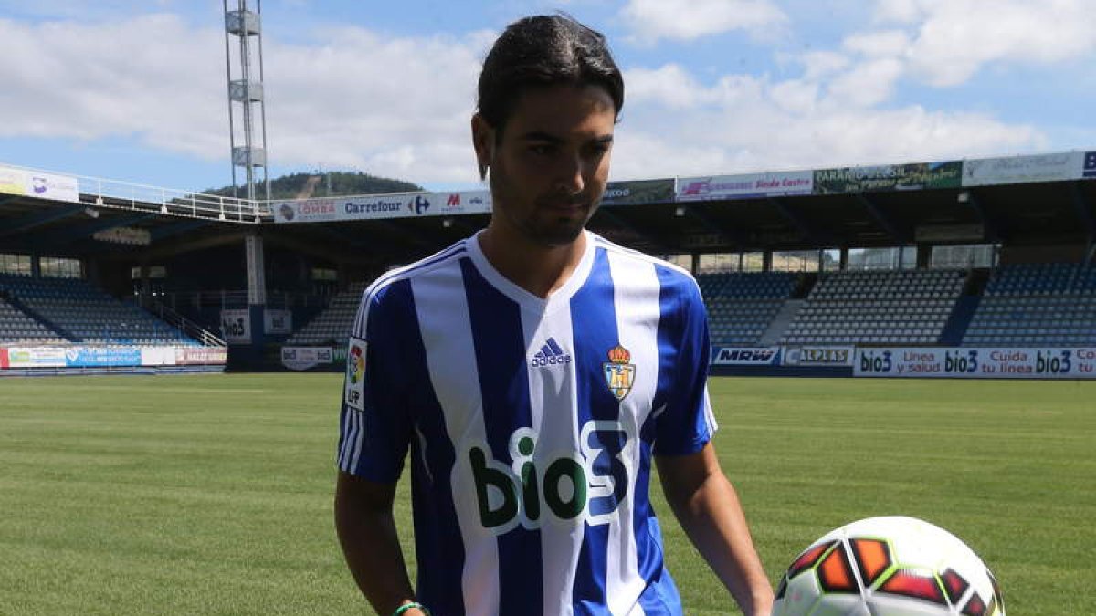 Andy se ha despedido de la Deportiva con una carta en las redes sociales. L. DE LA MATA