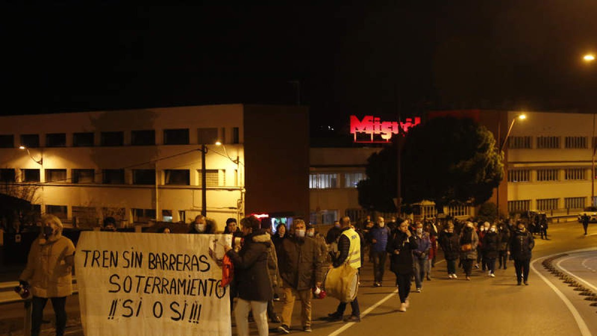 Las movilizaciones de los viernes en Trobajo. FERNANDO OTERO