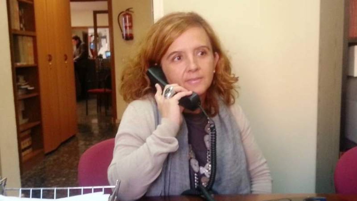 La concejala de Personal del Ayuntamiento de Villaquilambre, Milagros Gordaliza.
