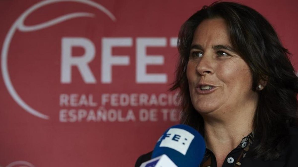Conchita Martínez, la capitana española de Copa Davis.