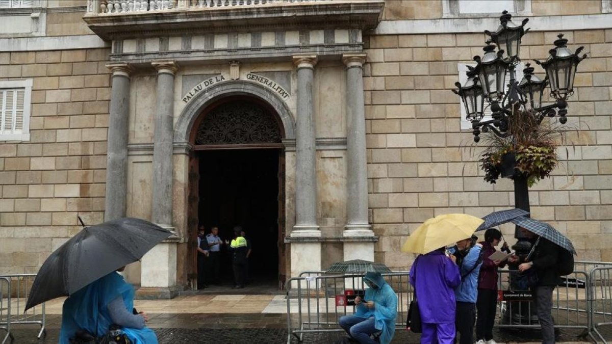 Fachada del Palau de la Generalitat.