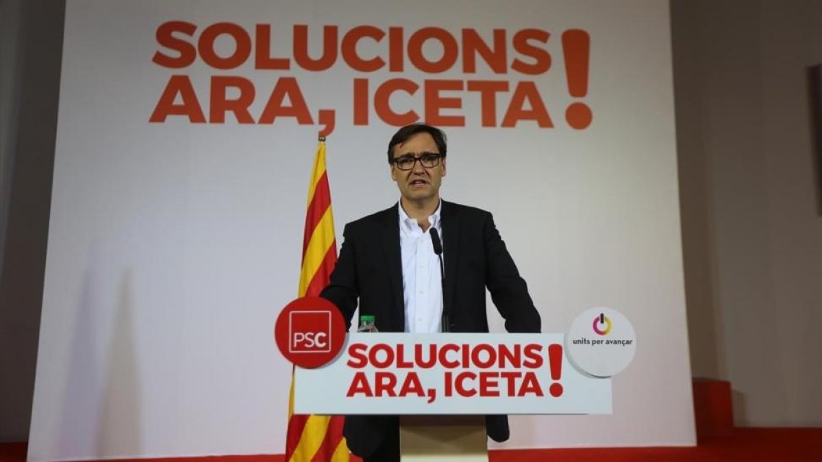 El secretario de organización, Salvador Illa.