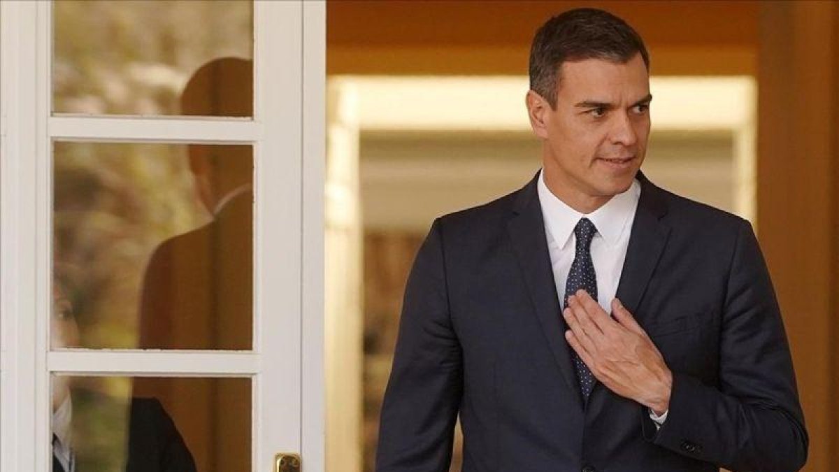 Pedro Sánchez en la Moncloa.