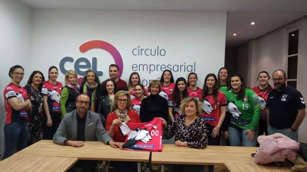 El Rodríguez Cleba, en las instalaciones del Círculo Empresarial Leonés. DL