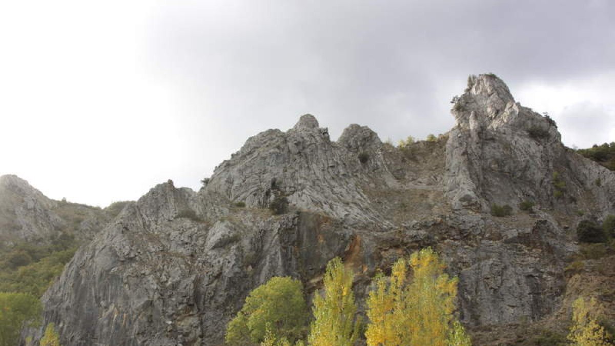 Paraje junto al Puente de Hierro donde irá la vía ferrata y el puente tibetano. CAMPOS