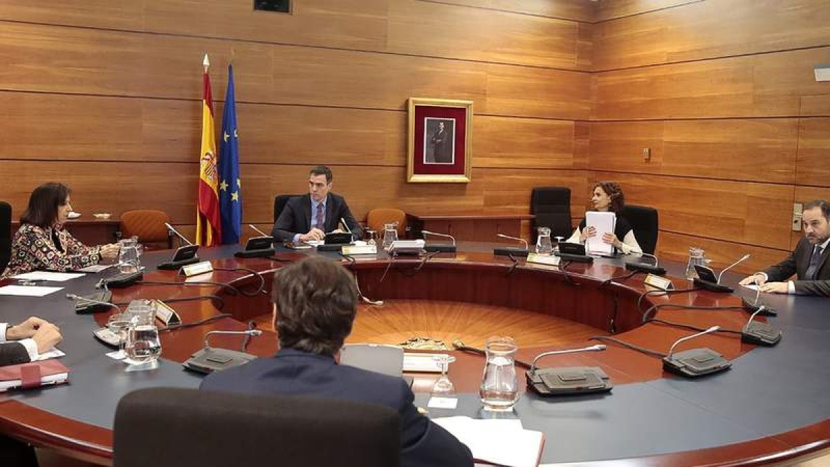 Consejo de Ministros celebrado ayer en La Moncloa.