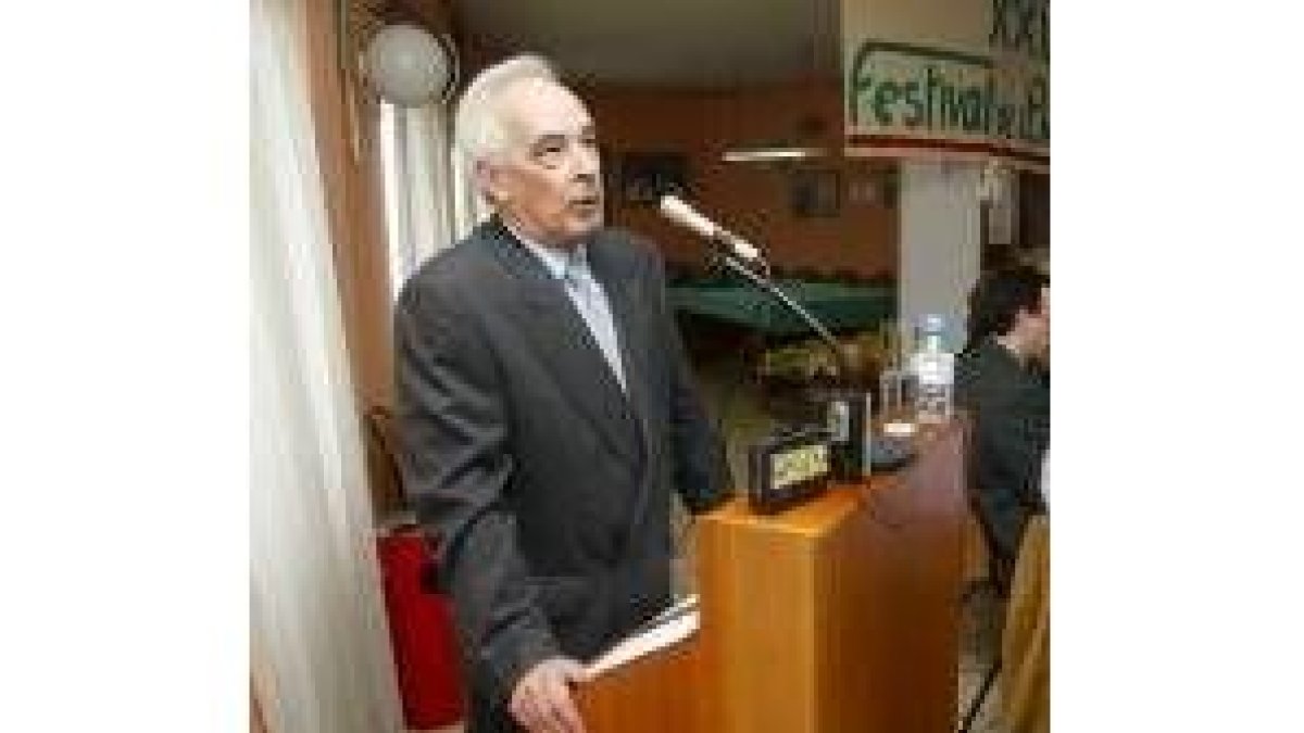 Antonio Díaz Carro, en una de las ediciones del Festival del Botillo