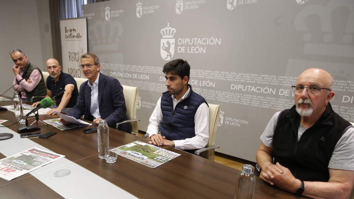 La Diputación de León albergó la presentación del Rallye de León que se disputa este fin de semana. RAMIRO