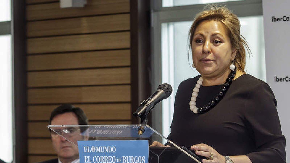 La vicepresidenta y consejera de Empleo, Rosa Valdeón. santi otero