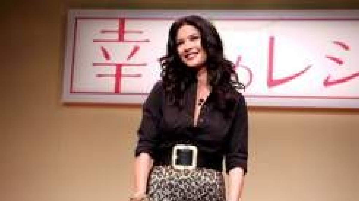 La actriz británica Catherine Zeta Jones posa durante la rueda de prensa de «Sin reservas»