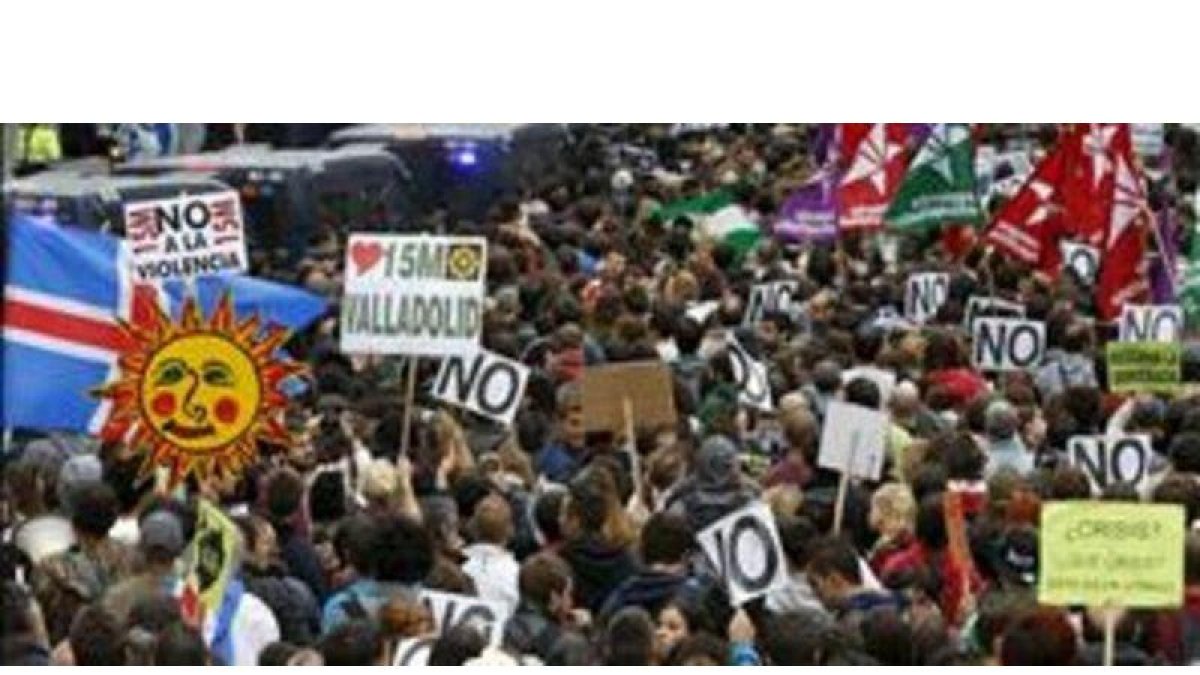 Una imagen de la concentración del pasado 25 de septiembre en el marco de la iniciativa Rodea el Congreso.
