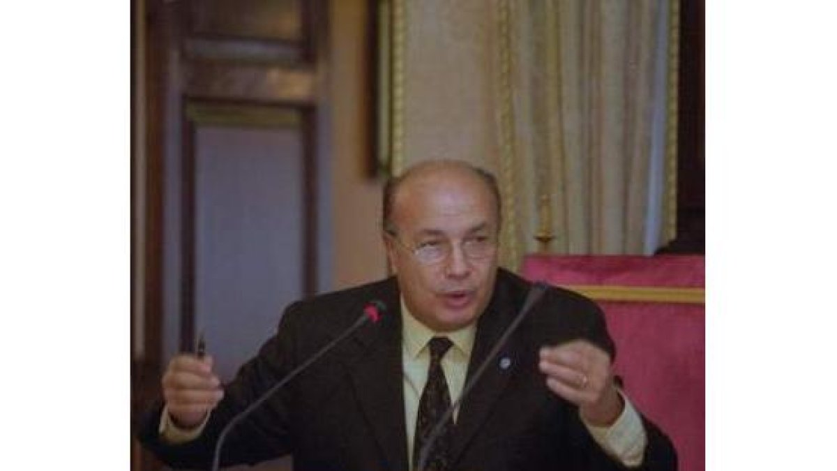 Rodrigo de Santiago, durante su última etapa como concejal