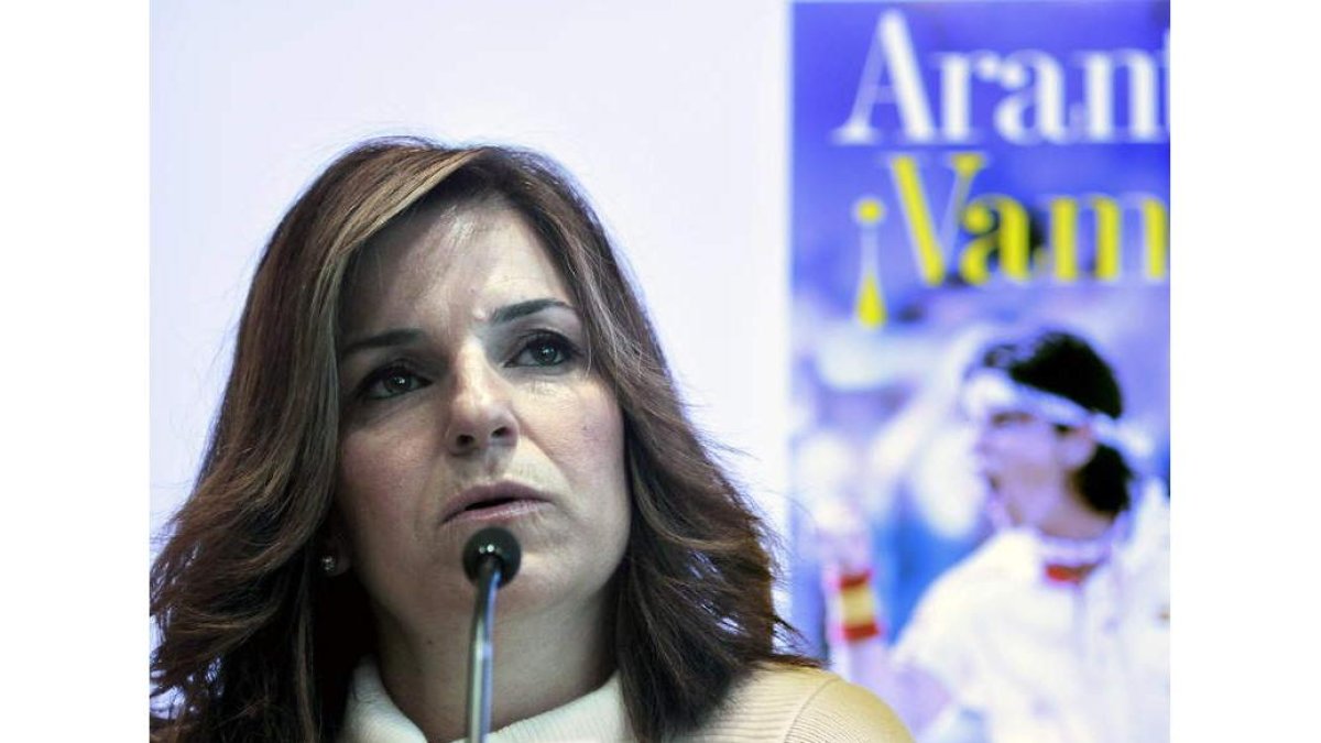 Arantxa constató ayer que no se habla con su familia.