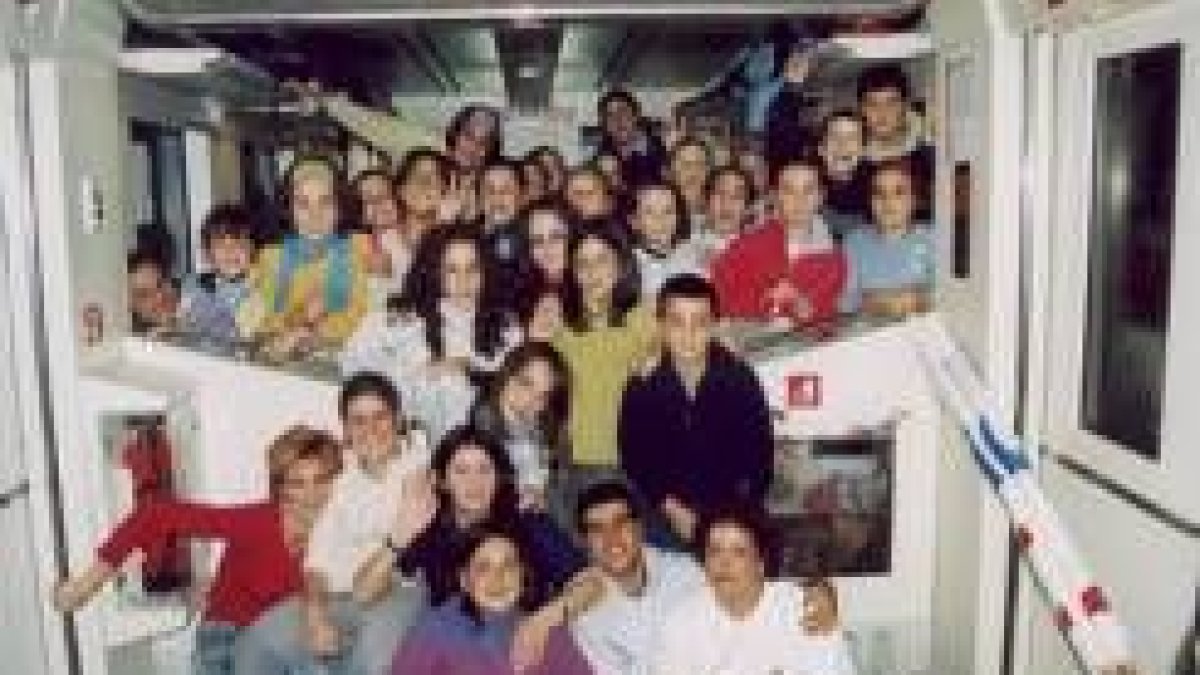 El viaje en el tren fue uno de los mejores momentos de la jornada