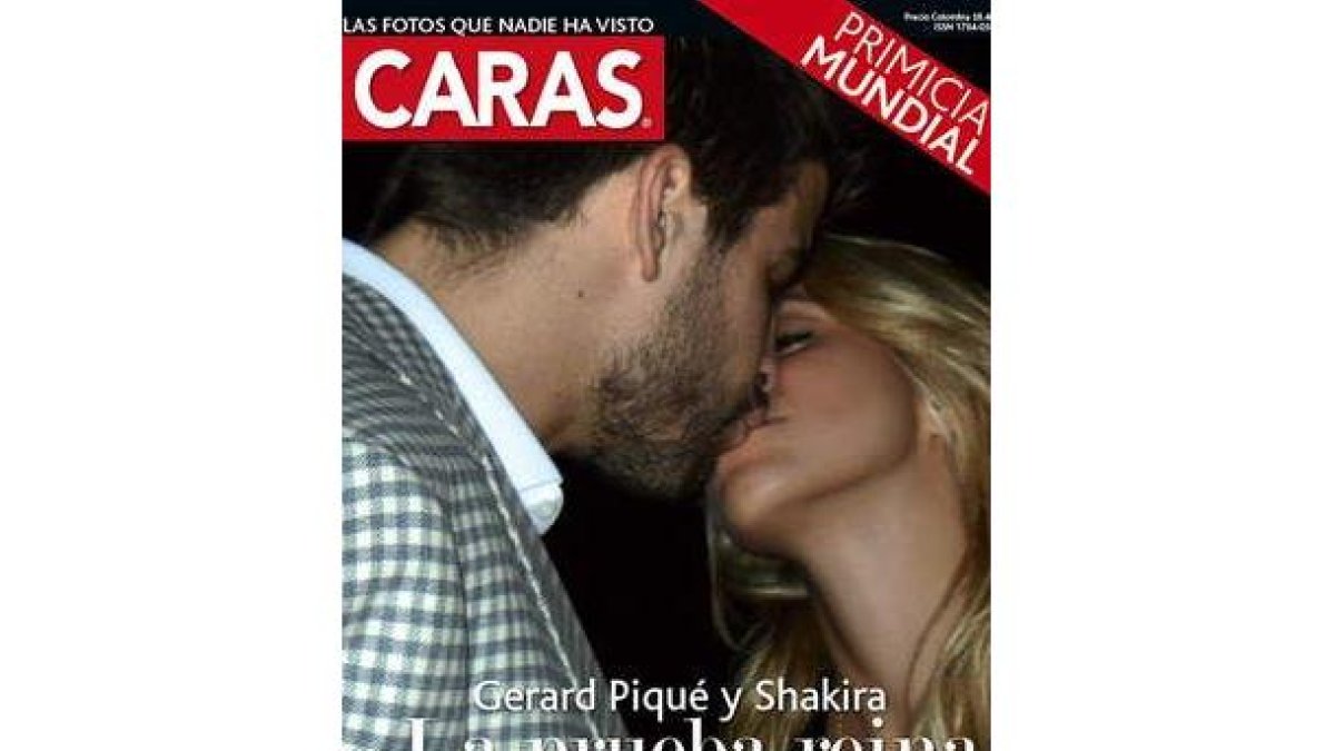Portada de la revista en la que salen Piqué y Shakira.