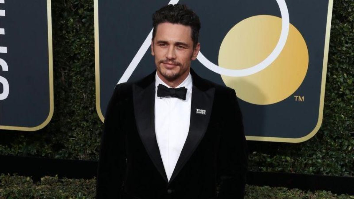 El actor James Franco en la 75 edición de los Globos de Oro en los Ángeles, el pasado domingo, 7 de enero.
