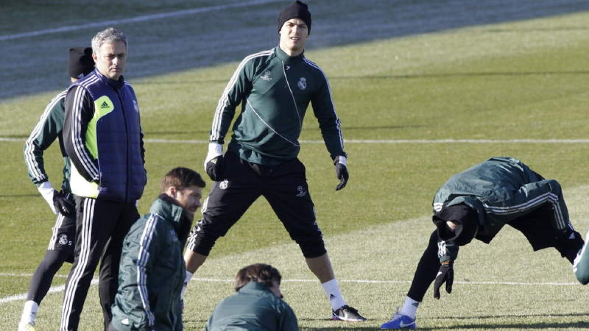 El Madrid comenzó ayer a preparar el partido de Copa con Cristiano como principal baza.