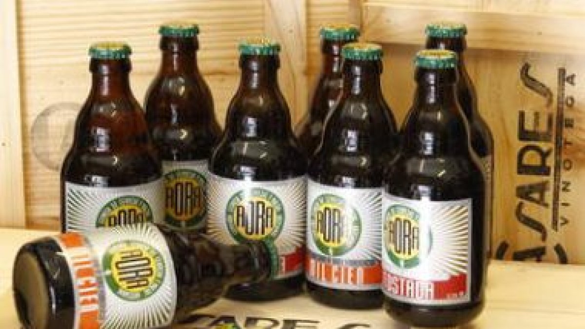 Sin h, la cerveza Aora, de León.