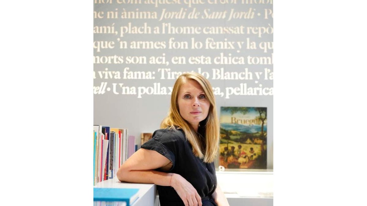 La escritora Tatiana Tibuleac en su reciente visita a España