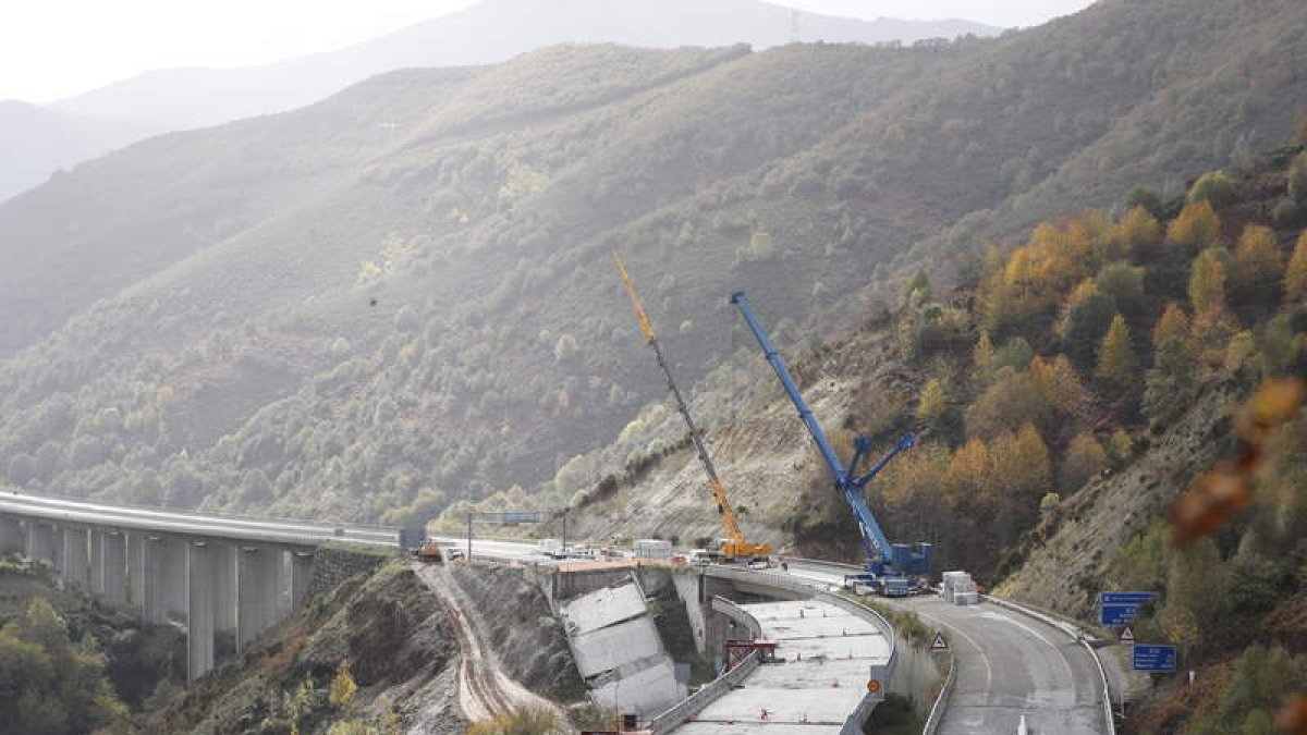 Imagen de archivo del viaducto, el pasado noviembre. A. F. BARREDO