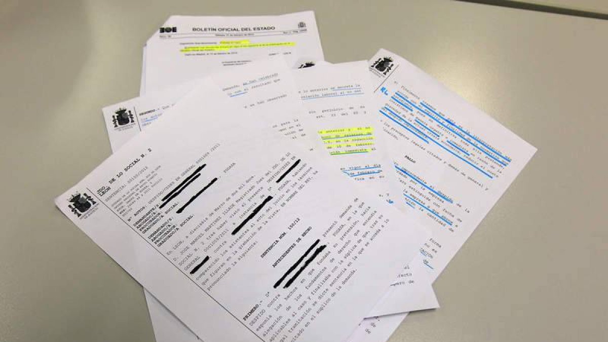 La sentencia del Juzgado de lo Social 2 de León rechaza el pago de los salarios de tramitación.