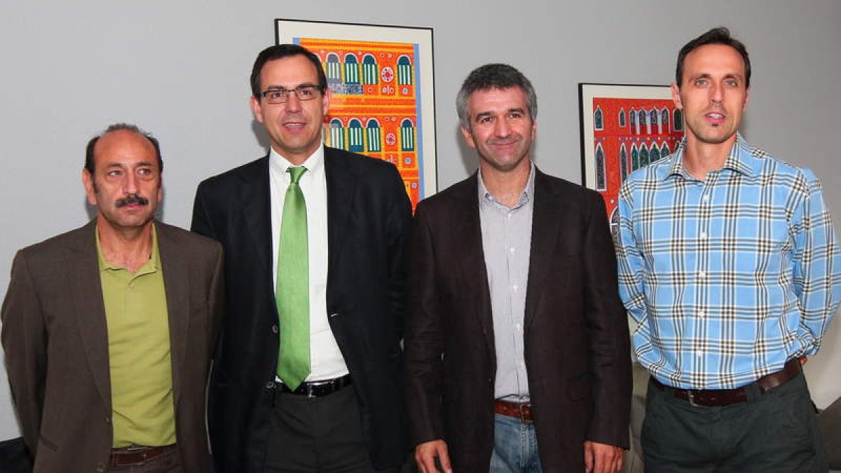 Alonso, Izquierdo, Gonzalo y Vaquera.