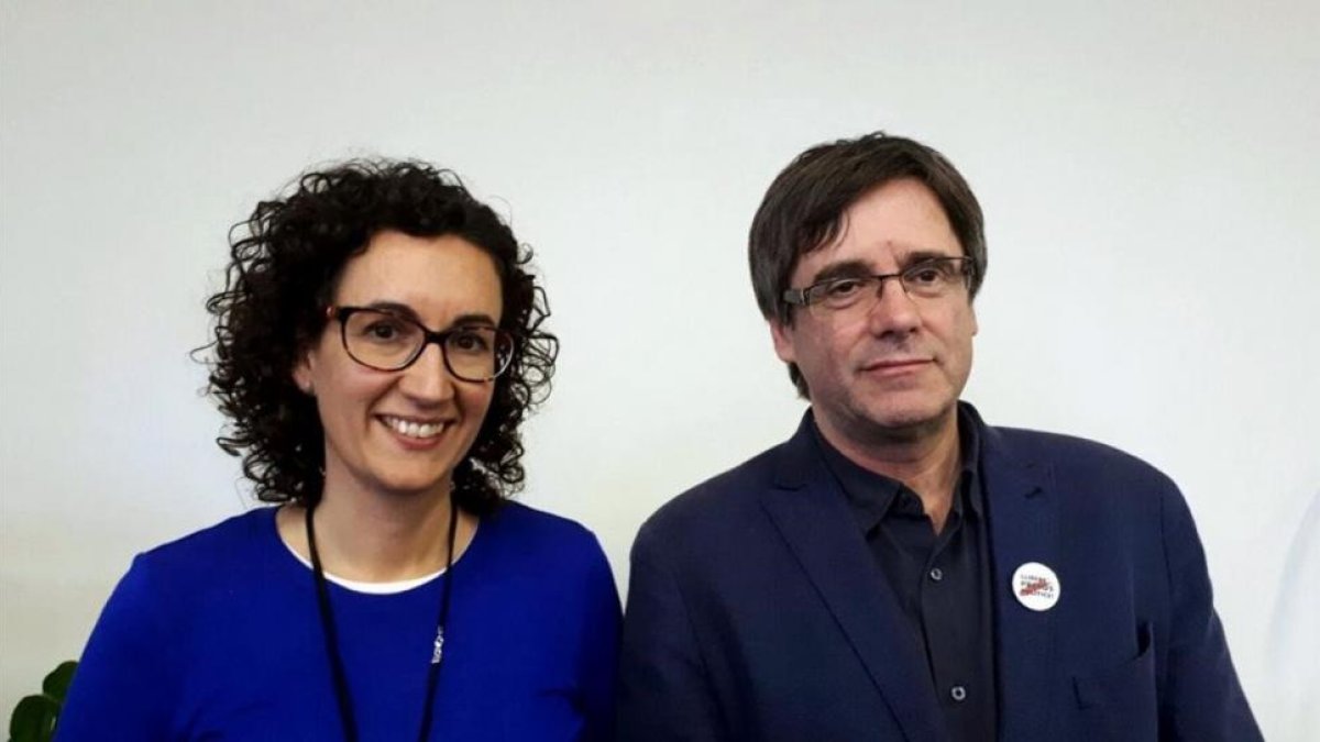 Carles Puigdemont y Marta Rovira se han reunido en Bruselas.