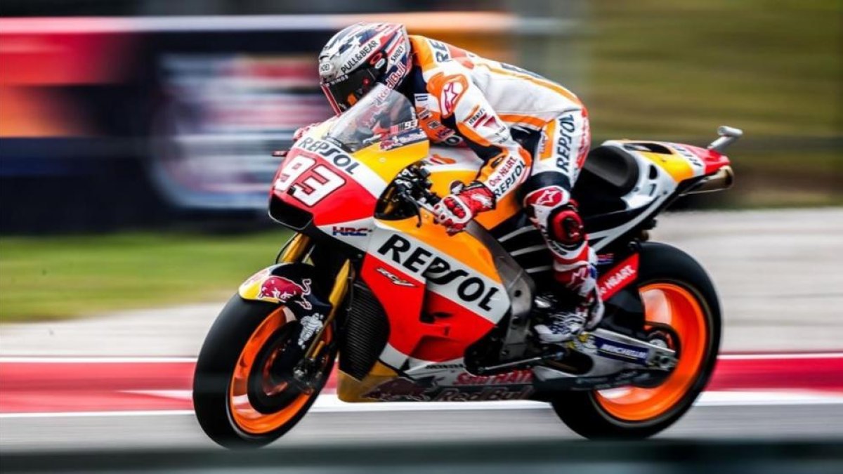EL GP DE ESPAÑA  Marc Márquez, sí se puede El 'paddock' de MotoGP ve posible, si le respeten las lesiones, que el 'nen de Cervera', 14 años más joven que Rossi, alcance las marcas del 'Doctor'  