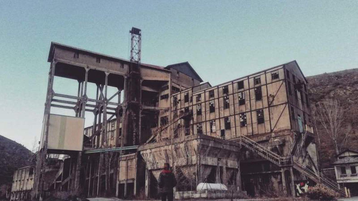 El lavadero de Antracitas de Fabero, en el paraje de La Recuelga de Santa Cruz del Sil. M. CARRO